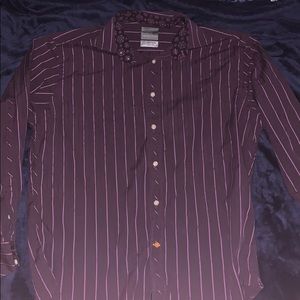 Striped Purple Dress Shirt